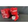 Image 2 : COCA-COLA 4L MINI FRIDGE & NOSTALGIA ELECTRICS SHAVED ICE MAKER SET