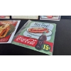 Image 4 : 5 COCA-COLA REPRODUCTION ADVERTISING SIGNS 16" X 13"