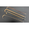 Image 2 : 4 VINTAGE WOODEN WALKING CANES