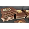 Image 2 : COLLECTION OF LEATHER PIONEER HARDCOVER BOOKS