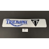Image 1 : NO RESERVE TRIUMPH SIGN 28" X 6"