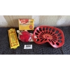 Image 1 : MASSEY-HARRIS CAST IRON SEAT, THERMOMETER & SAFETY LENS KIT