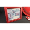 Image 3 : LARGE DOUBLE-SIDED COKE/SPRITE SIGN 28" DIAMETER, FRAMED PRINTS & LICENSE PLATE W/ COVER