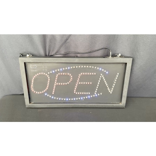 LED OPEN SIGN 8" x 11"