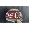 Image 3 : COCA-COLA TIFFANY-STYLE LAMP, TELEPHONE & RUG
