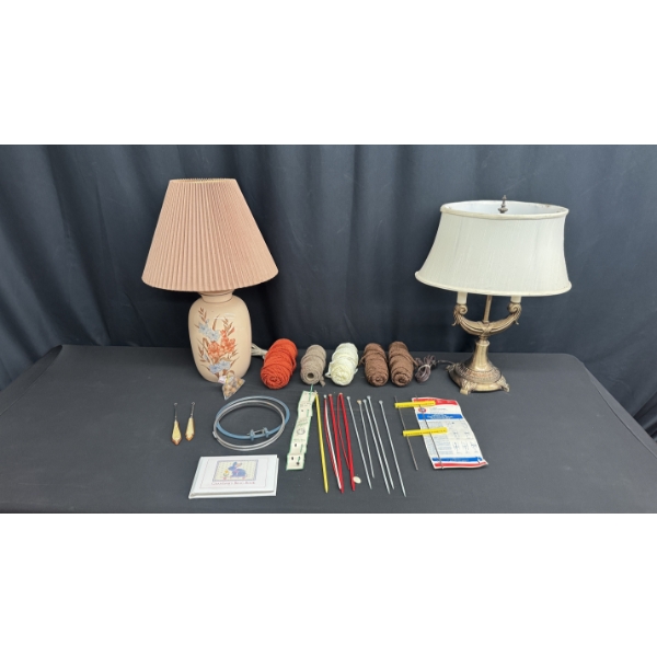VINTAGE YARN & KNITTING SUPPLIES