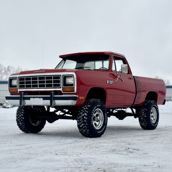NO RESERVE 1982 DODGE W150 POWER RAM 4X4 SHORT BOX PICKUP