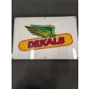 Image 2 : 1963 DEKALB DOUBLE SIDED PAINTED METAL SIGN