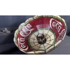 Image 4 : COCA-COLA TIFFANY-STYLE HANGING LAMP & GLASS-STYLE RETRO TELEPHONE