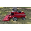 Image 1 : MASSEY FERGUSON 9895 METAL PEDAL COMBINE TOY w/ CORN HEADER