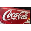 Image 2 : DOUBLE-SIDED CARDBOARD COCA-COLA SIGN 64" X 45" (BOTH SIDES SAME)