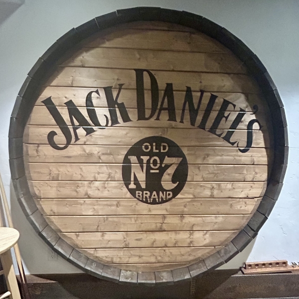 MASSIVE JACK DANIEL'S BARREL TOP