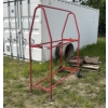 Image 1 : RED MOBILE TIRE RACK