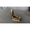 Image 2 : WOODEN ELEPHANT BOOKENDS AND ANTIQUE IRON