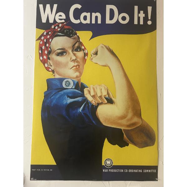 “WE CAN DO IT!”– ROSIE THE RIVETER ICON POSTER