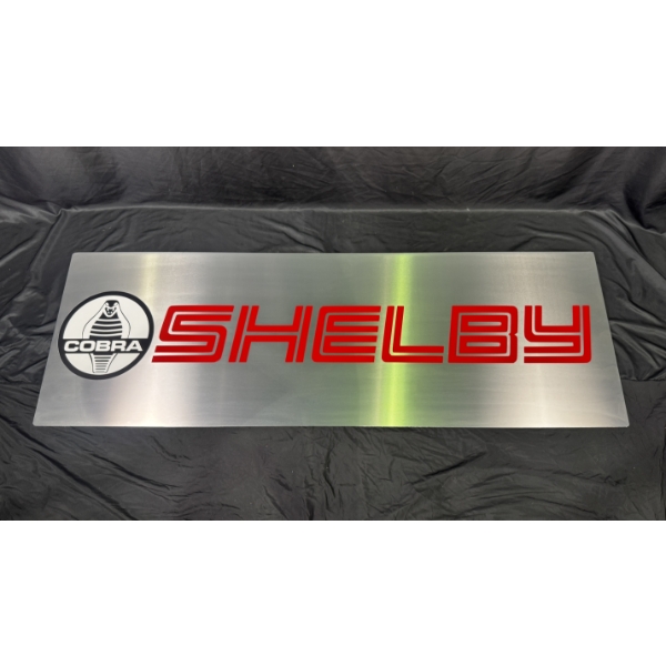 SHELBY (RED) SIGN 6ft x 2ft