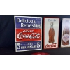 Image 2 : 5 REPRODUCTION COCA-COLA ADVERTISING SIGN 16" X 13" (MIXED SHAPES)