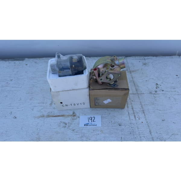 NEW CARBURETOR & STARTER SOLENOID