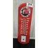 Image 1 : NO RESERVE RED INDIAN MOTOR OIL THERMOMETER 