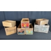 Image 1 : VINTAGE WOODEN FRUIT & SODA CRATES