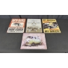 Image 1 : 4 METAL SIGNS 16" X 12 " INCLUDES VW VAN