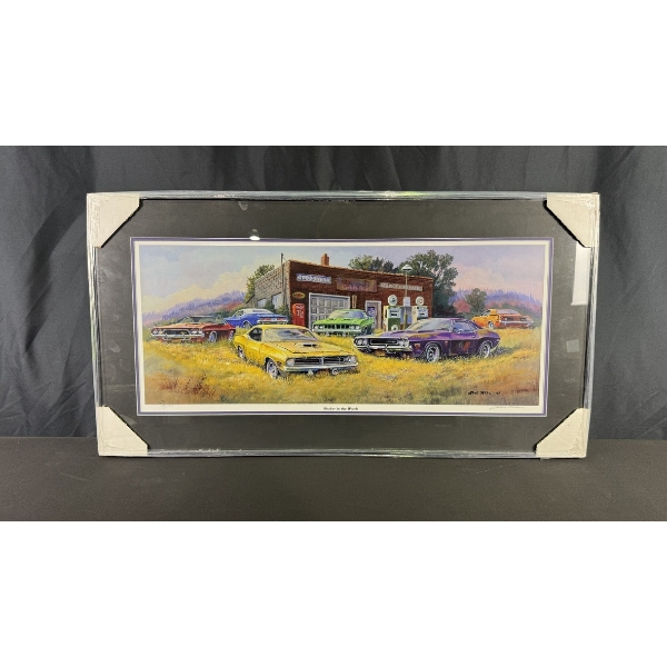 DALE KLEE "SHAKER IN THE WEEDS" LIMITED EDITION FRAMED PRINT (32/750) 19.5" X 37"