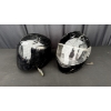 Image 4 : 2 MOTORCYCLE HELMETS WITH VISORS,ONE WITH PULL DOWN SUNGLASSES