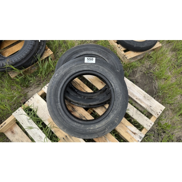 PAIR OF 6.00-16 SAMSON FRONT TRACTOR TIRES