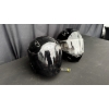 Image 3 : 2 MOTORCYCLE HELMETS WITH VISORS,ONE WITH PULL DOWN SUNGLASSES
