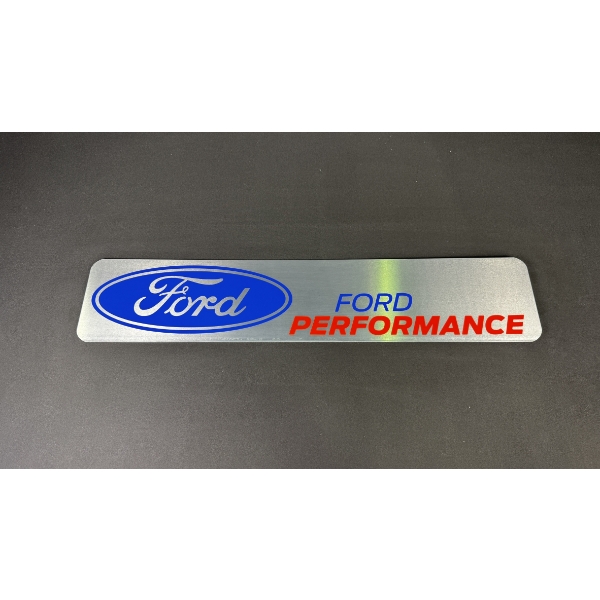 FORD PERFORMANCE (SILVER) SIGN 28" x 6"
