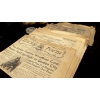 Image 2 : COWBOY HAT, RUBBER COWBOY BOOTS AND VINTAGE HORSE  RACING FORMS 
