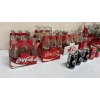 Image 2 : COCA-COLA EMPTY BOTTLES & CANS W/ PLASTIC CRATES