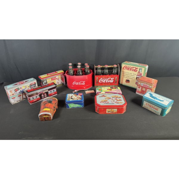 ASSORTED TINS & CASES