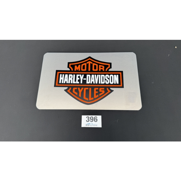 NO RESERVE HARLEY DAVIDSON MOTORCYLCE SIGN