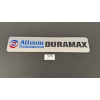 Image 1 : NO RESERVE ALLISON TRANSMISSION DURAMAX SIGN 28" X 6"