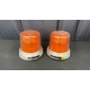 Image 1 : 2 DUO POWER AMBER STROBE LIGHTS 
