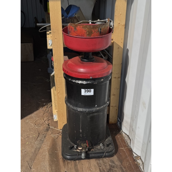 INDUSTRIAL WASTE OIL DRAIN TANK