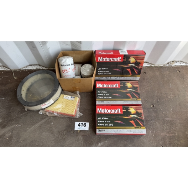 MOTORCRAFT AIR & OIL FILTERS