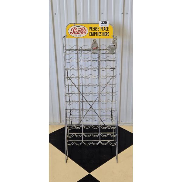 NO RESERVE PEPSI COLA BOTTLE STAND
