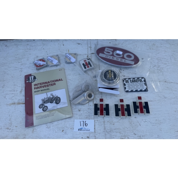 INTERNATIONAL HARVESTER SHOP MANUAL, STEERING CAPS & EMBLEMS