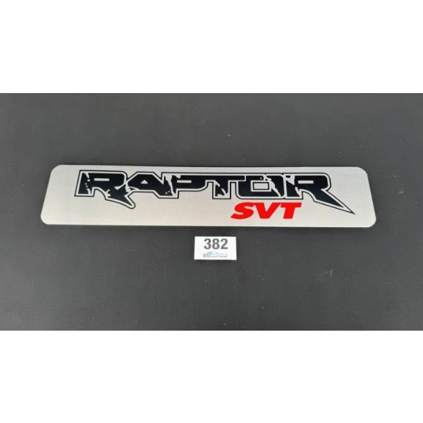 NO RESERVE RAPTOR SVT SIGN 28" X 6"
