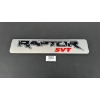 Image 1 : NO RESERVE RAPTOR SVT SIGN 28" X 6"