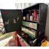 Image 3 : VINTAGE REMA TIP TOP TIRE REPAIR CABINET W/ CONTENTS