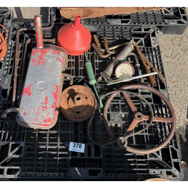 ASSORTED TRACTOR & SHOP PARTS