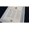 Image 3 : FRAMED CANADIAN BILL OF RIGHTS & NAVAL POEM PRINT