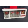 Image 2 : COCA-COLA MINI FRIDGE & LIBBEY COLLECTOR GLASS SET