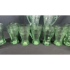 Image 3 : COCA-COLA GREEN GLASS COLLECTION W/ PITCHERS & TUMBLERS