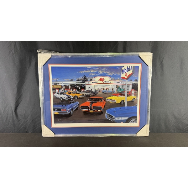 DAVE SNYDER "CATS, SNAKES AND HORSES" LIMITED EDITION FRAMED PRINT (113/950) 25" X 33.5"