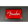Image 1 : FENDER (RED W/ BLACK BORDER) SIGN 19" x 12"
