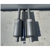 Image 1 : PAIR OF IH-10 MUFFLERS & CHROME STACK PIPE IHS381